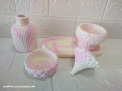 Комплект цвят розов/жълт - 01