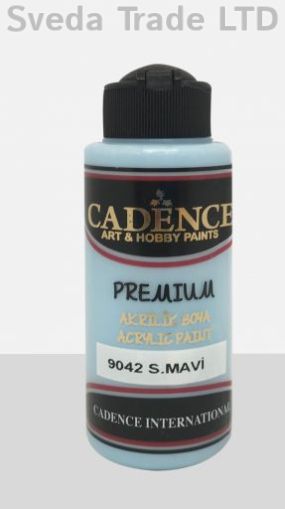 CADENCE - цвят НЕБЕСНО СИН - Акрилна боя PREMIUM 120 ml.