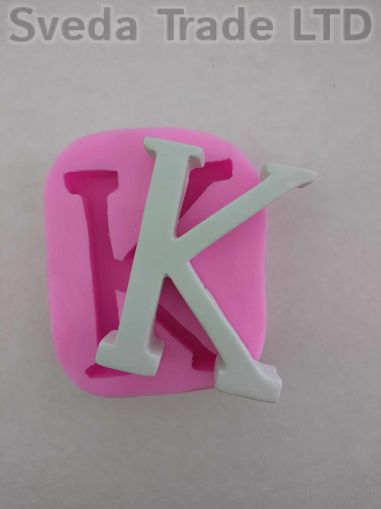 Буква "К" - силиконов калъп