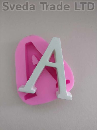 Буква "A" - силиконов калъп