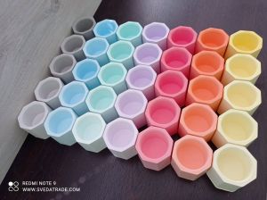 Цвят ОРАНЖ - Оцветител за смес за отливки