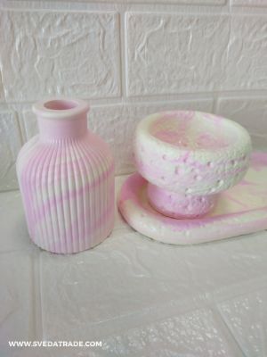 Комплект цвят розов/жълт - 01