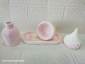 Комплект цвят розов/жълт - 01