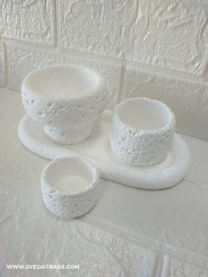 Комплект цвят бял - 01