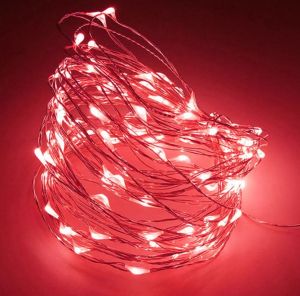 Цвят ЧЕРВЕН - LED светлини - 1 метър